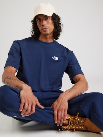 T-Shirt 'SIMPLE DOME' THE NORTH FACE en bleu : devant