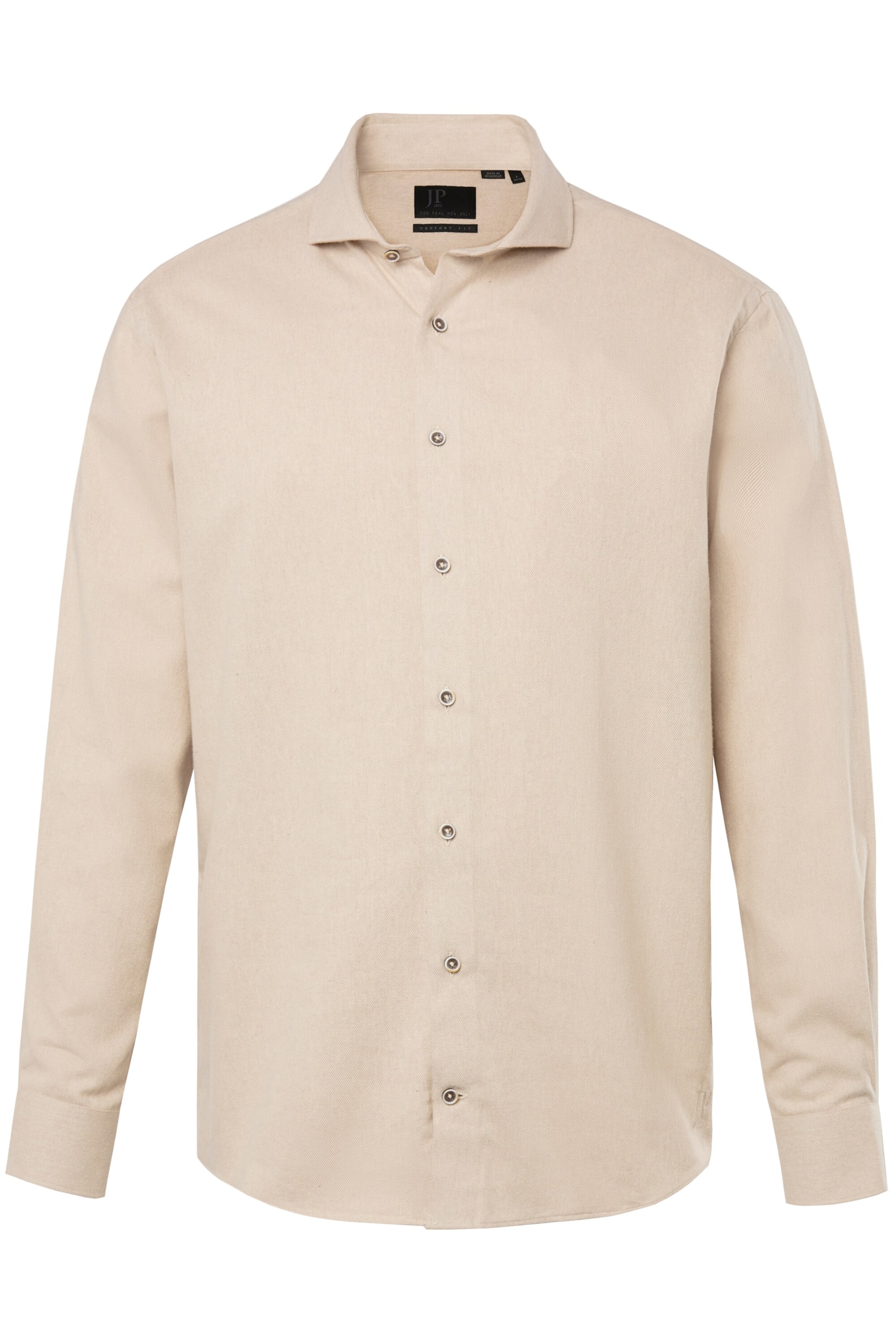 JP1880 Overhemd in Beige: voorkant
