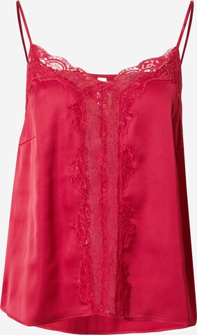 Chemise de nuit Lindex en rouge : devant