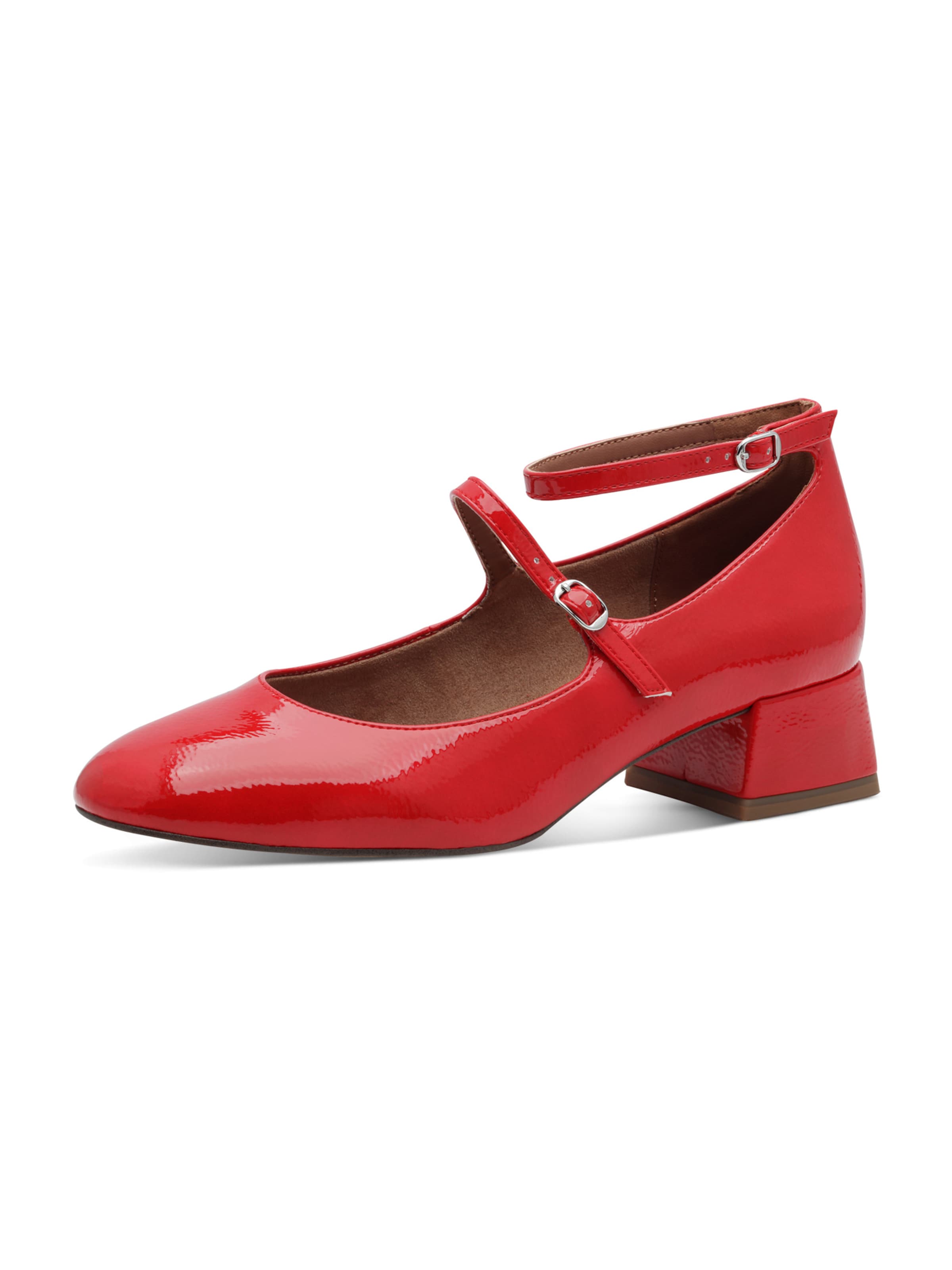 Tamaris Γόβες σε κόκκινο: μπροστά