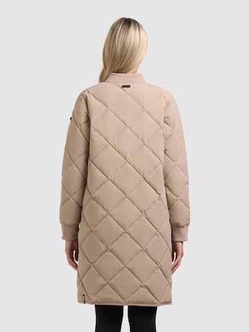 Manteau mi-saison 'YMAL2' khujo en beige