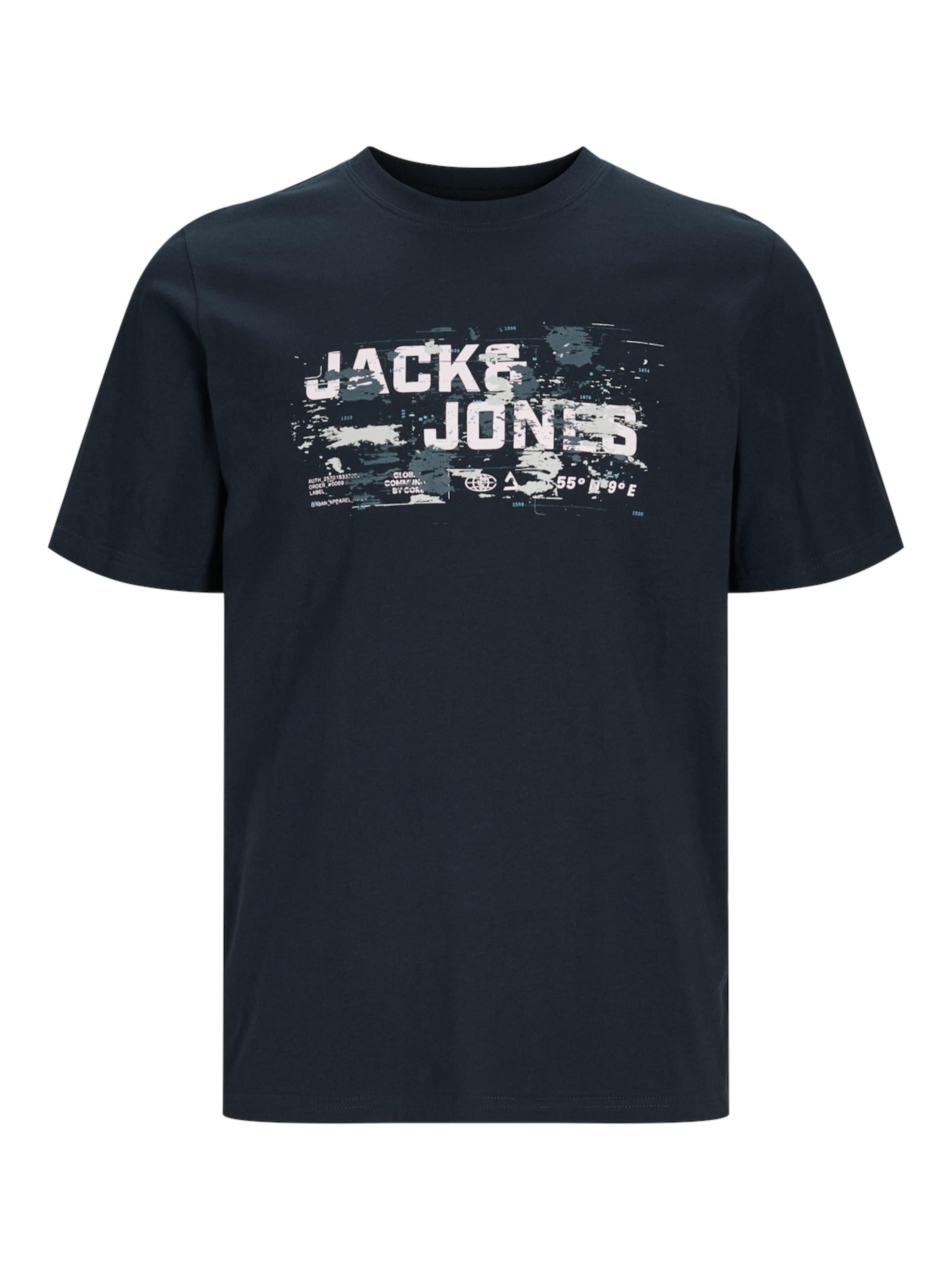 JACK & JONES Тениска 'JCOOutdoor' в синьо: отпред