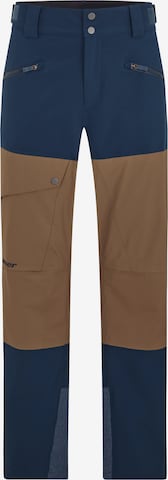 ZIENER Regular Workout Pants 'Tiffin' in Blue: front