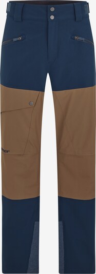 ZIENER Workout Pants 'Tiffin' in Dark blue / Brown, Item view