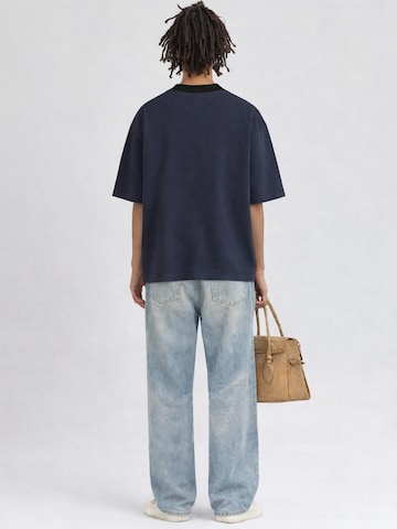 Mansour - Camiseta 'Baseball Navy' en azul