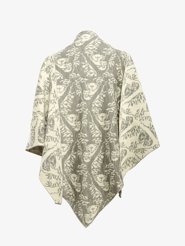 LANARTO slow fashion Shawl 'Stola Koala' in Grey: front