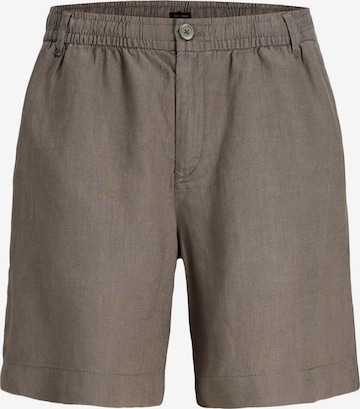 JACK & JONES Lærredsbukser 'JPSTBill JJLawrence' i grå: forside