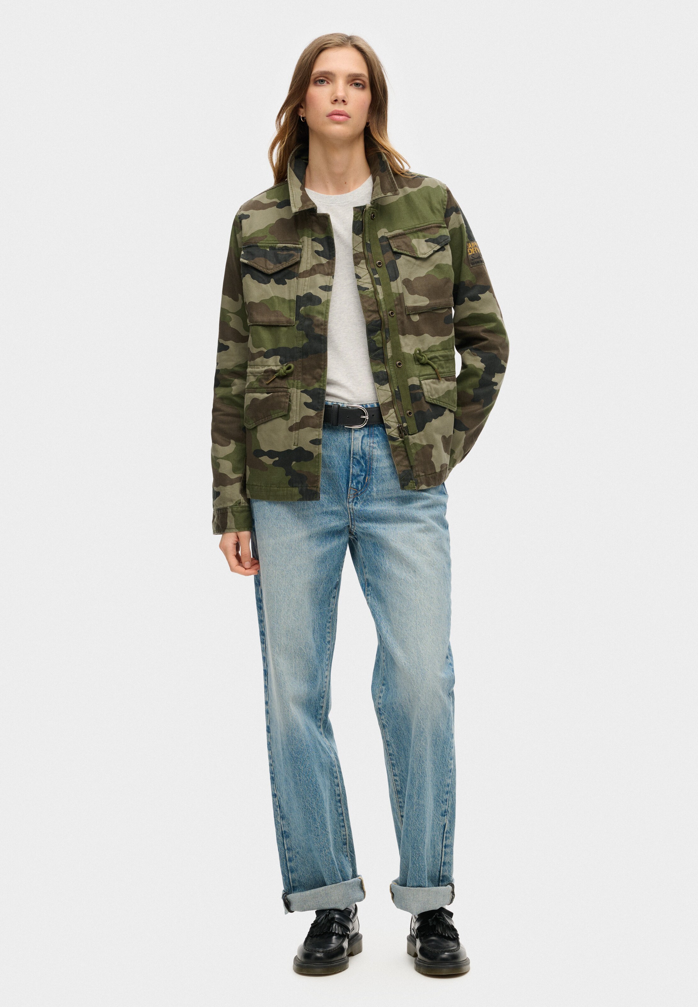 Veste mi-saison 'Military M65' Superdry en vert
