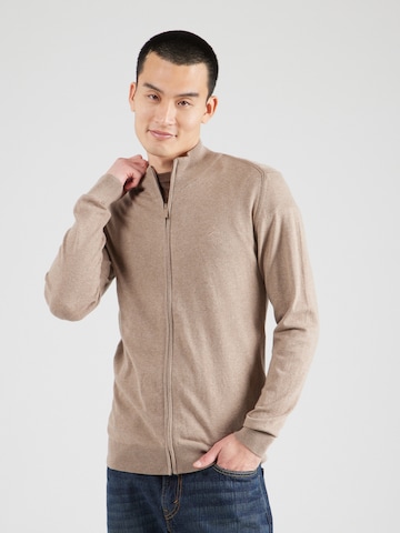 INDICODE Strickjacke 'Tinos' in Beige: Vorderseite