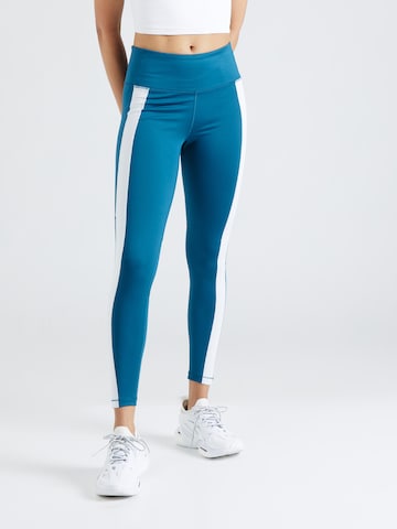 PUMA Skinny Sporthose 'Individual BLAZE' in Blau: predná strana