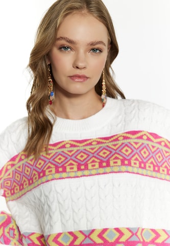 Pull-over 'Gaya' IZIA en blanc