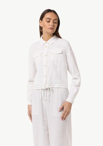 comma casual identity Between-season jacket in White: front