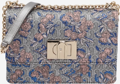 FURLA Tasche '1927 MINI' in blau / grau / rosa / silber, Produktansicht