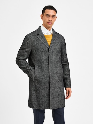 SELECTED HOMME Between-seasons coat 'Hagen' in Grey: front