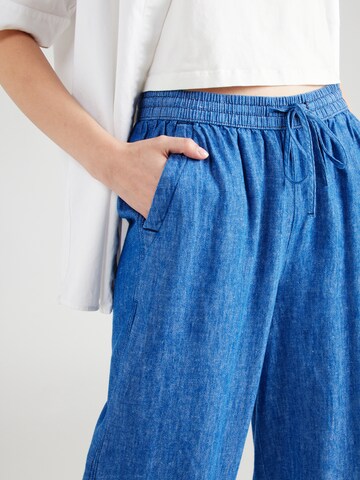 Wide Leg Pantalon s.Oliver en bleu