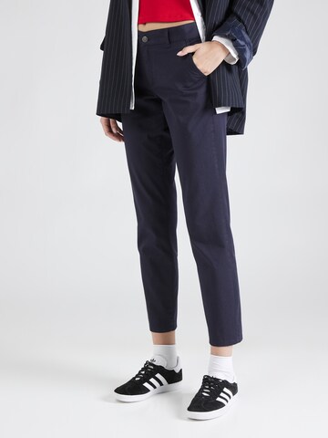 Regular Pantalon chino MORE & MORE en bleu : devant