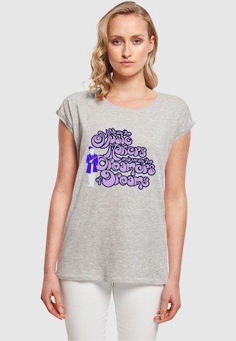 Maglietta 'Willy Wonka - Dreamers' di ABSOLUTE CULT in grigio: frontale