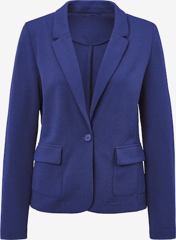 Goldner Blazer in Blau: Vorderseite