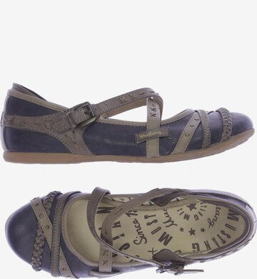 MUSTANG Flats & Loafers in 37 in Blue: front