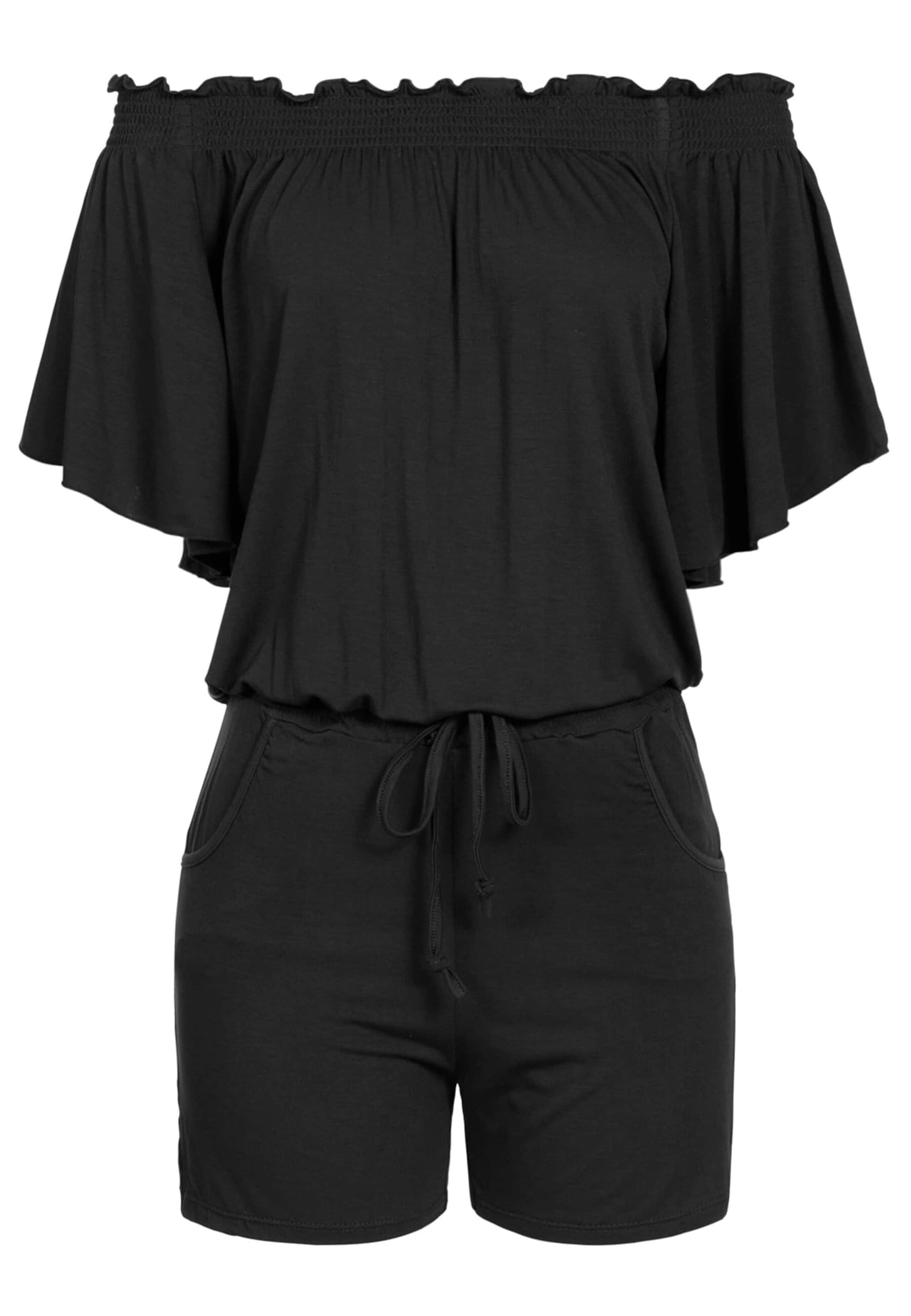 Cloud5ive Jumpsuit in Schwarz: Vorderseite