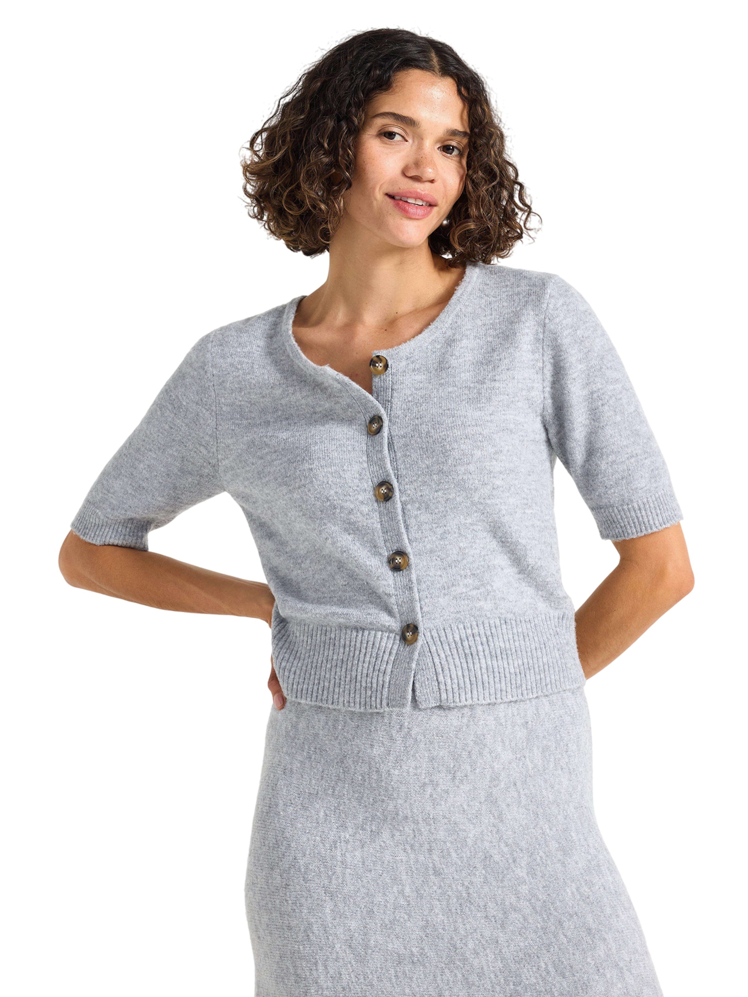 Lindex Kardigán 'Therese' - Sivá: predná strana