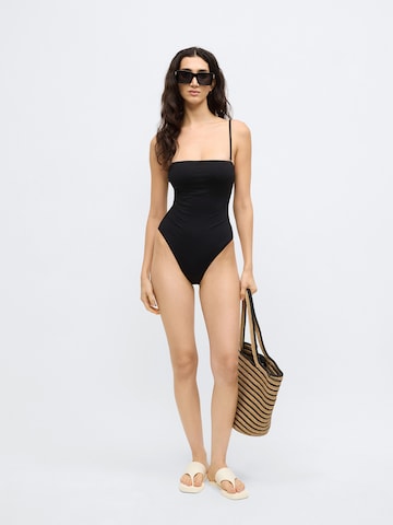 Calvin Klein Swimwear Бандо Купальник в Черный