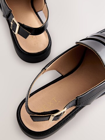Next Шлепанцы 'Forever Comfort®' в Черный