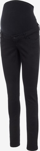 MAMALICIOUS Jeans 'Lola' in Schwarz: predná strana