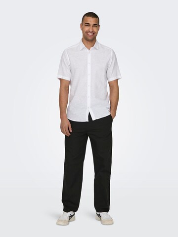 Only & Sons Loose fit Trousers 'Sinus' in Black