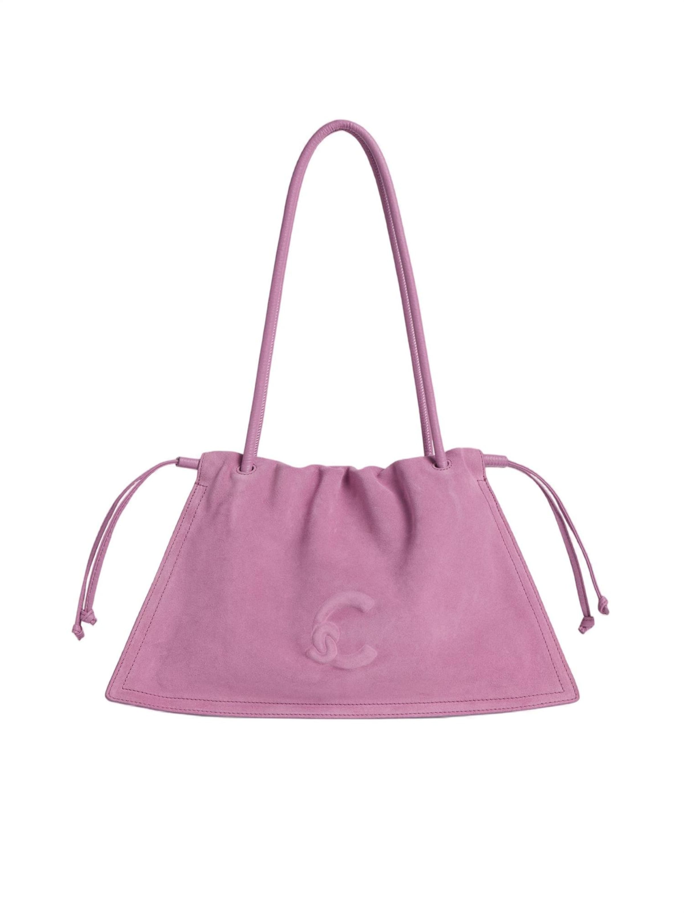 Coccinelle - Bolso de hombro 'COCCINELLE Dulse Suede S26' en lila: frente