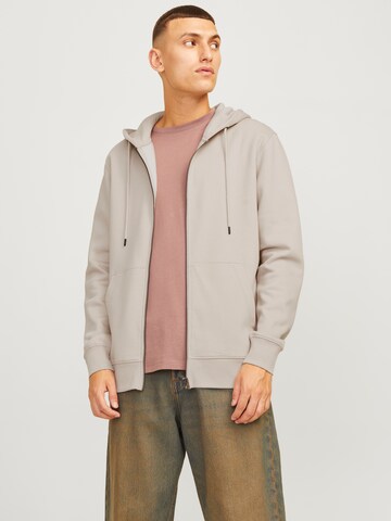JACK & JONES Mikina 'JJESTAR' – béžová: přední strana