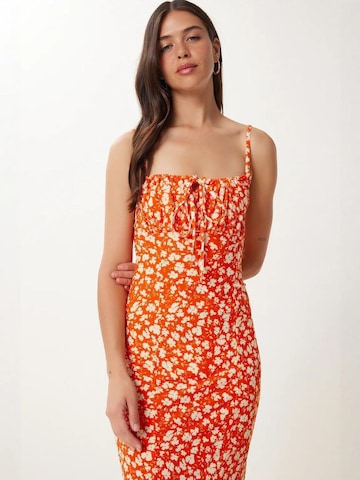 Happiness İstanbul - Vestido 'Midi' em laranja