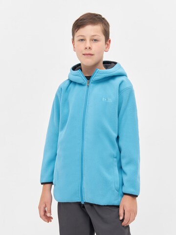 BENCH Fleece jas 'Draken' in Blauw: voorkant
