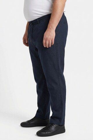 Men Plus Regular Broek in Blauw
