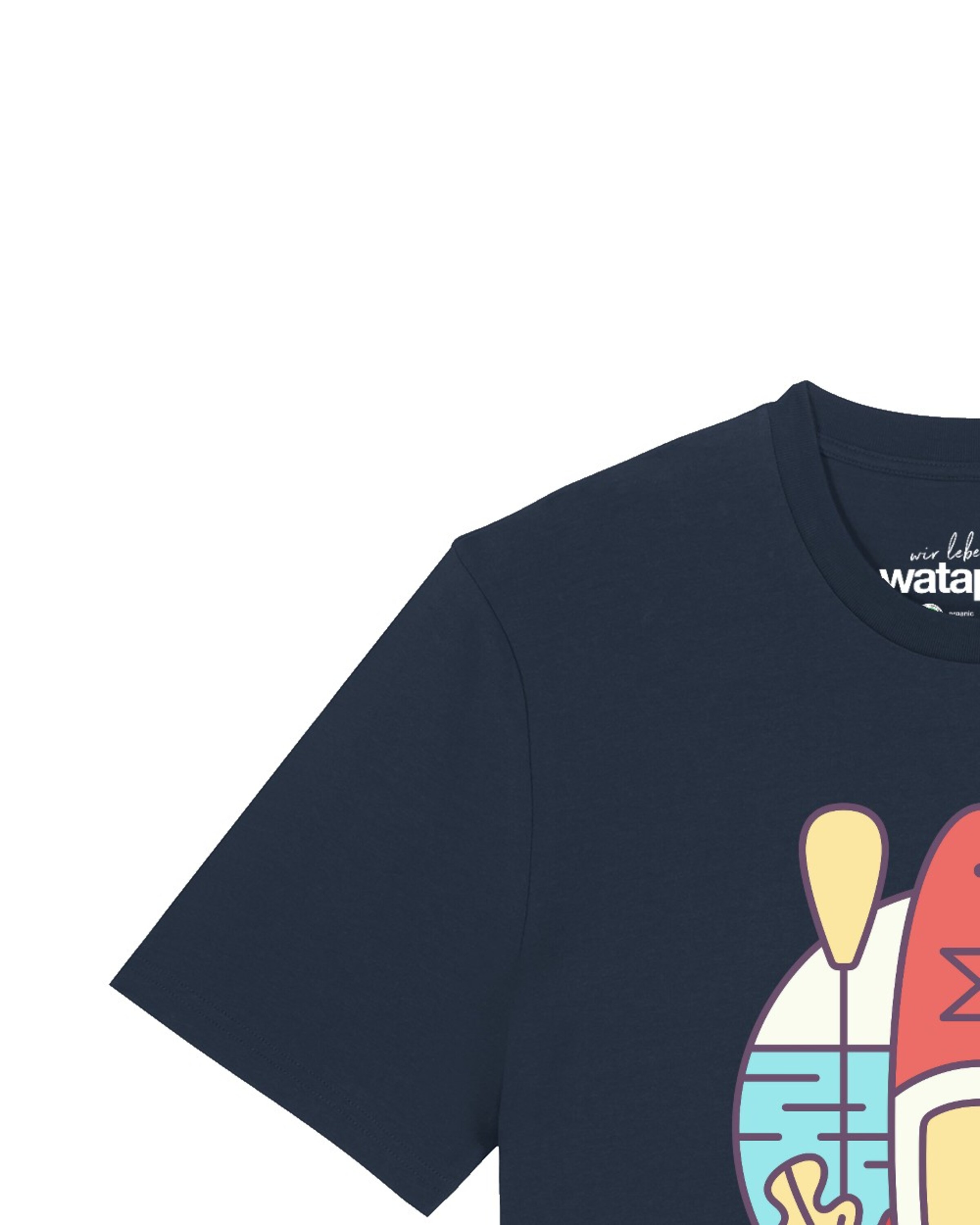 T-Shirt 'Stand Up Paddleboard SUP' Watapparel en bleu