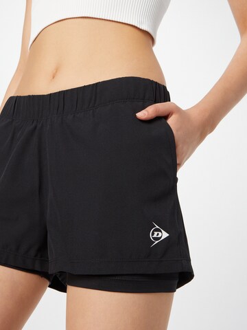 Regular Pantaloni sport de la DUNLOP pe negru