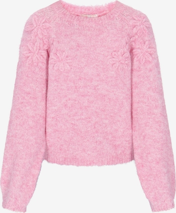 IZIAŠiroki pulover 'Fashion Look' - roza boja: prednji dio