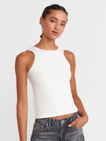 Dilvin Blouse 'Blusen' in Wit: voorkant