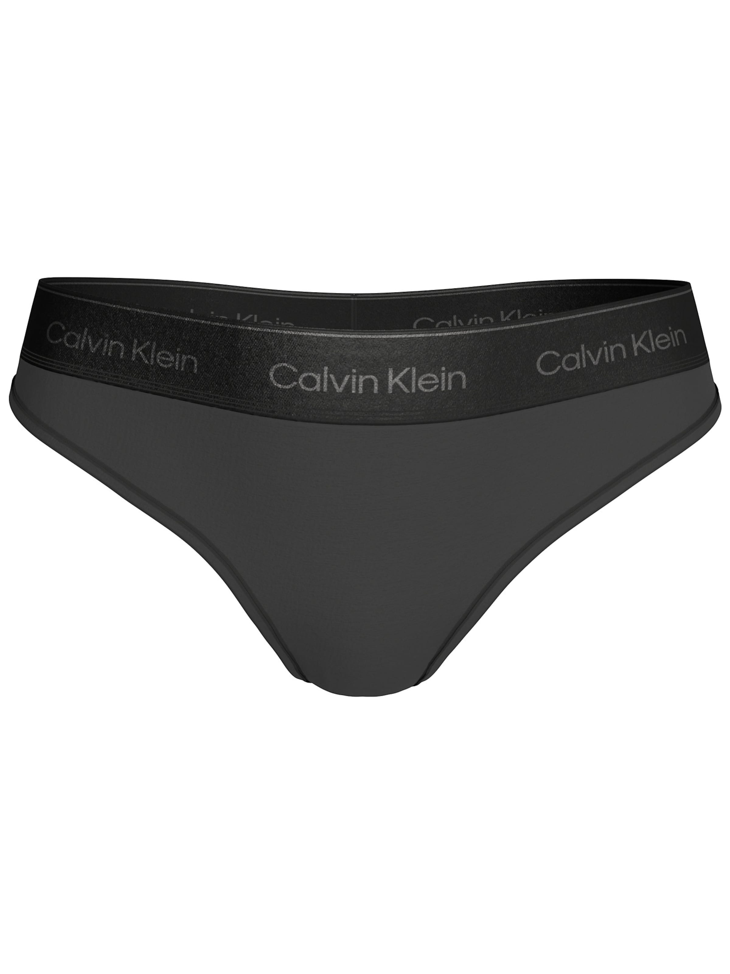 Calvin Klein Underwear String in Schwarz: Vorderseite