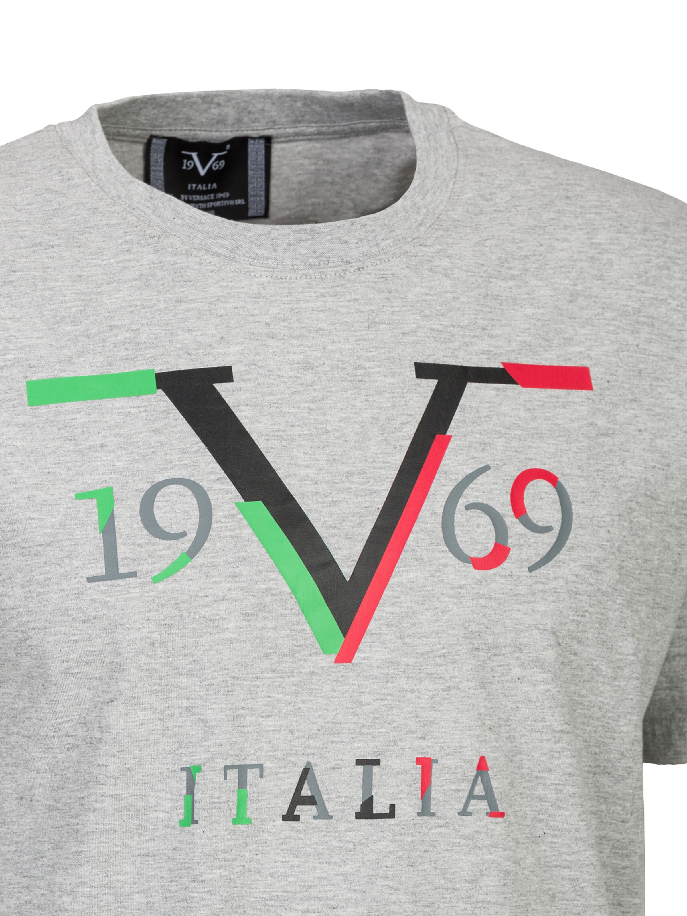 19V69 ITALIA Shirt 'Pedro' in Grey