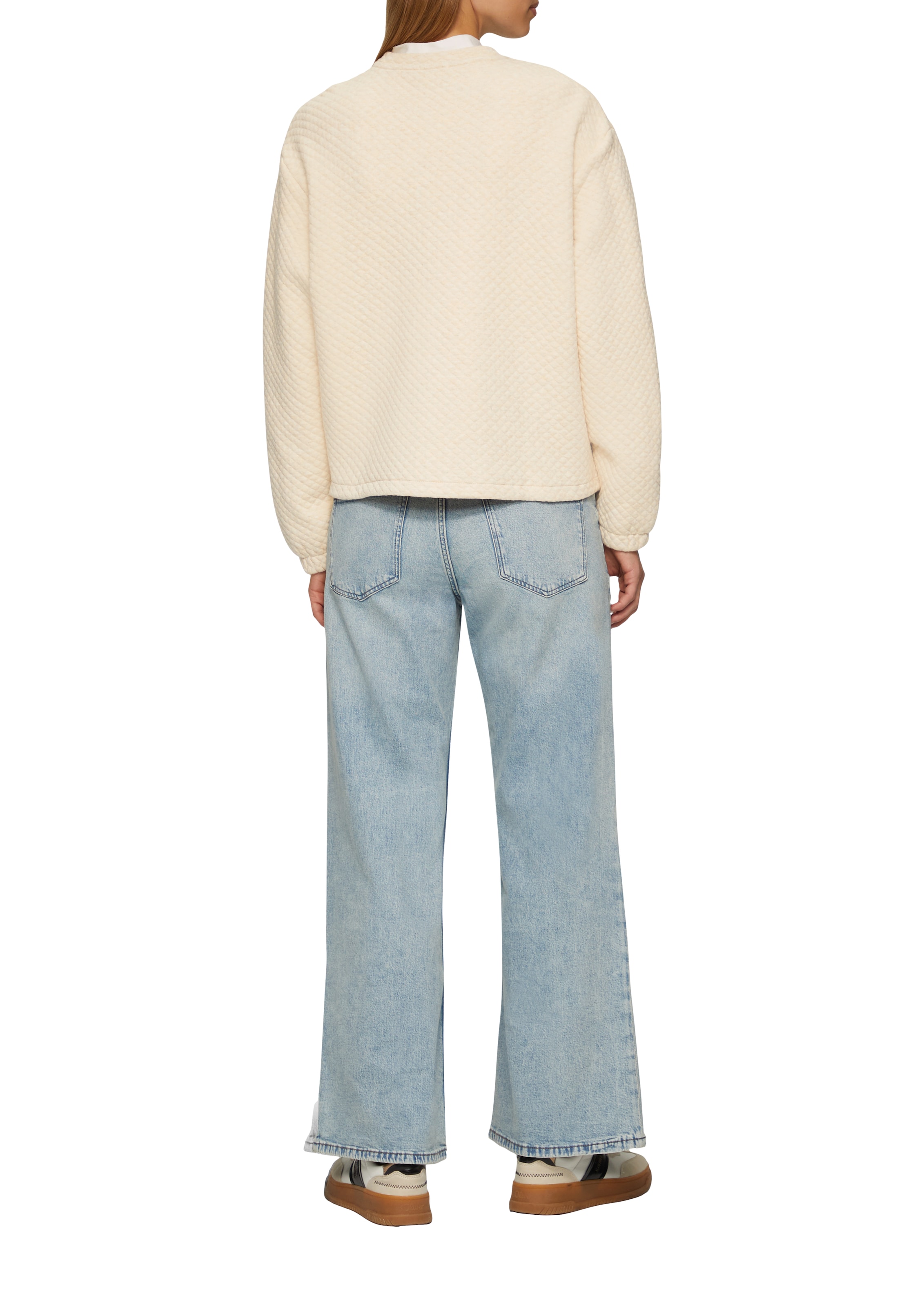 s.Oliver Sweatjacke in Beige