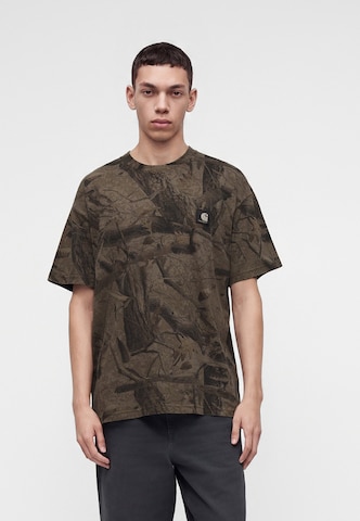 ruda Carhartt WIP Marškinėliai 'Feather Tree': priekis