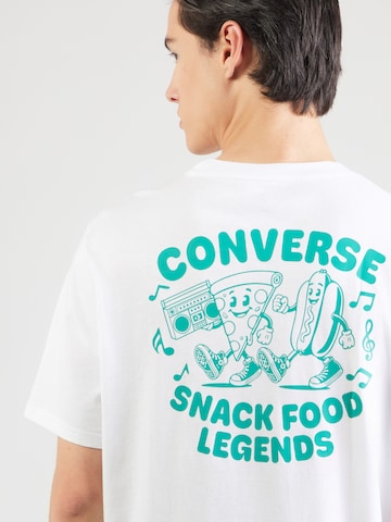 CONVERSE Póló 'FESTIVAL SNACKS' - fehér