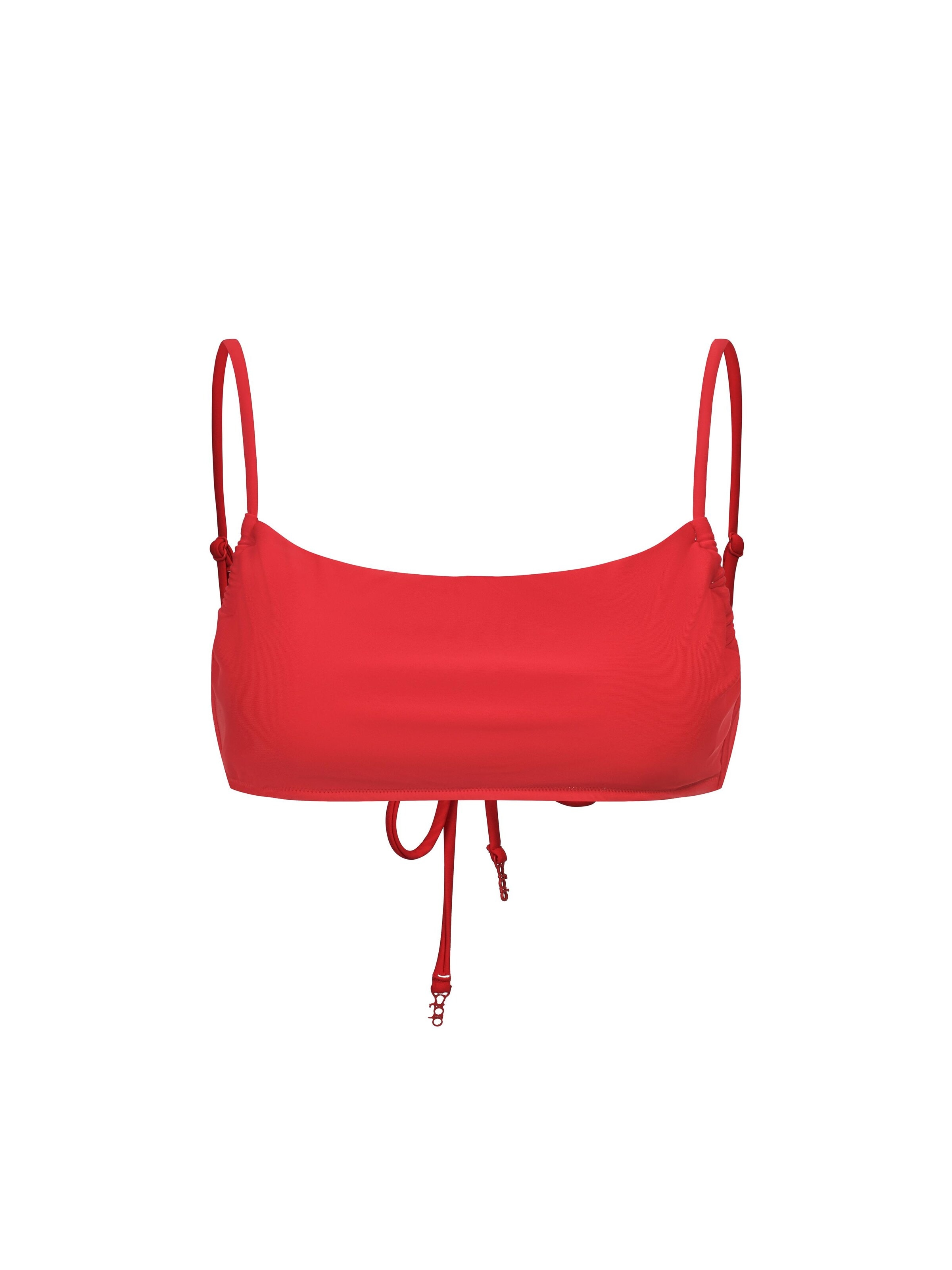 cfab (formerly creamy fabrics) - Top de bikini 'Signature Essential Swim Top' en rojo: frente
