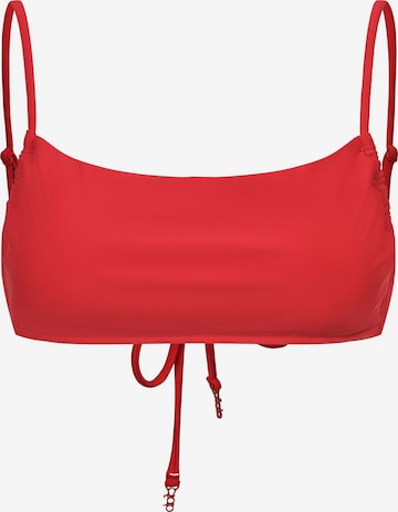 Hauts de bikini 'Signature Essential Swim Top' cfab (formerly creamy fabrics) en rouge : devant