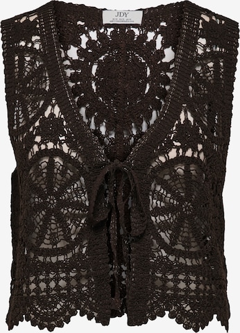 JDY - Chaleco de punto 'JDYVIC' en marrón: frente