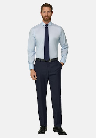 Boggi Milano Slim fit Pants in Blue: front