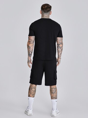 SikSilk Regular Trousers in Black