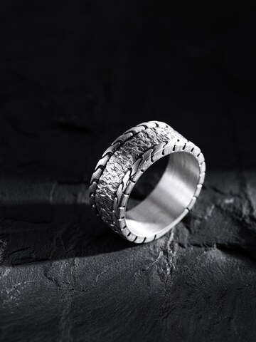 Bague 'THE ROAD' REYTEL en argent