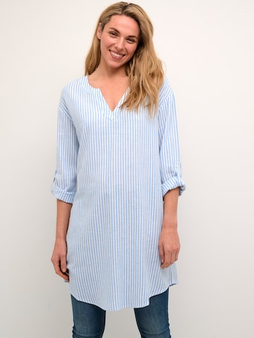 Cream Tunic 'Venta' in Blue: front